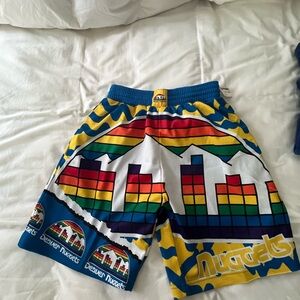 Men’s Colorful Nuggets  Basketball Shorts